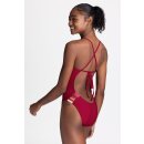 Jolyn Gavin Schwimm-Einteiler Cranberry/Lava/Petal