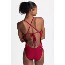 Jolyn Gavin Schwimm-Einteiler Cranberry/Lava/Petal