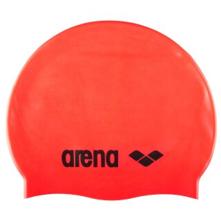 ARENA Silicon Classic Badekappe Fluo-Red 40