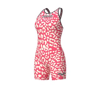 Carbon Air2 LE Open Back Leopard Geranium  Arena Wettkampfanzug