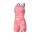 Carbon Air2 LE Open Back Leopard Geranium  Arena Wettkampfanzug