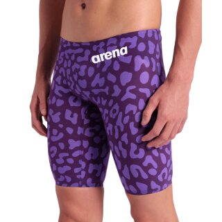 Carbon Air² Jammer Leopard Violet Arena Wettkampfhose