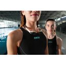 Powerskin Impulso Open Back Black Teal Arena Wettkampfanzug 26