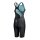 Powerskin Impulso Open Back Black Teal Arena Wettkampfanzug 26