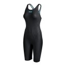 Powerskin Impulso Open Back Black Teal Arena Wettkampfanzug 38