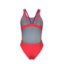 Tech Multi Solid BrightCoral Plum Womens Arena Schwimmanzug 34