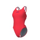 Tech Multi Solid BrightCoral Plum Womens Arena Schwimmanzug 38