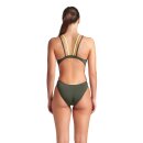 Tech Multi Solid DarkSage ArticLime Womens Arena Schwimmanzug 36