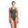 Tech Multi Solid DarkSage ArticLime Womens Arena Schwimmanzug 36