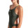 Tech Multi Solid DarkSage ArticLime Womens Arena Schwimmanzug 42