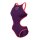 One Biglogo Plum BrigthCoral Arena Schwimmanzug 32