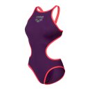 One Biglogo Plum BrigthCoral Arena Schwimmanzug 40