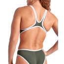 One Biglogo DarkSage White Arena Schwimmanzug 32