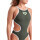 One Biglogo DarkSage White Arena Schwimmanzug 32