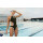 One Biglogo DarkSage White Arena Schwimmanzug 32