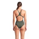 Pro Solid DarkSage ArticLime Arena Womens Team Schwimmanzug