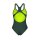 Pro Solid DarkSage ArticLime Arena Womens Team Schwimmanzug