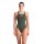 Pro Solid DarkSage ArticLime Arena Womens Team Schwimmanzug 36