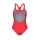 Pro Solid BrightCoral Plum Arena Womens Team Schwimmanzug