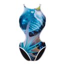One Print Tech Back BlackMulti White Arena Schwimmanzug