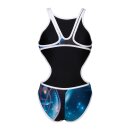 One Print Tech Back BlackMulti White Arena Schwimmanzug