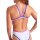 One Double Cross Back WhiteNeon BlueFluoPink Arena Schwimmanzug