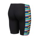 Racing Stripe Swim Jammer Black BlackMulti Arena Boys Schwimmhose 140