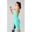 Fastskin Pure Valor 2.0 Openback Kneeskin Light Blue Wettkampfanzug
