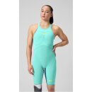 Fastskin Pure Valor 2.0 Openback Kneeskin Light Blue Wettkampfanzug