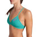 ARENA Solid Tie Back Top Water ShockingPink Bikinioberteil