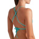 ARENA Solid Tie Back Top Water ShockingPink Bikinioberteil