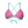 ARENA Solid Tie Back Top Water ShockingPink Bikinioberteil