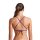 ARENA Solid Tie Back Top Plum BrightCoral Bikinioberteil