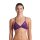 ARENA Solid Tie Back Top Plum BrightCoral Bikinioberteil