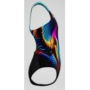 Speedo Badeanzug Powerback Digital Schwarz-Multi