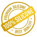 50 Stück à 10€ Premium Silikon Long Hair Badekappen einfarbig bedruckt 20 FL Yellow