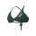 ARENA Solid Tie Back Top DarkSage-White Bikinioberteil