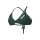 ARENA Solid Tie Back Top DarkSage-White Bikinioberteil