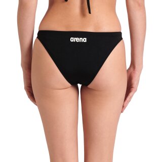 ARENA Solid Bottom Black-White Bikinihose
