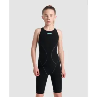 ARENA Powerskin Impulso Open Back JR Black Teal 128