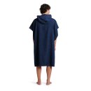 ARENA Baumwoll Poncho Navy - White