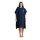 ARENA Baumwoll Poncho Navy - White