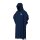 ARENA Baumwoll Poncho Navy - White