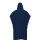 ARENA Baumwoll Poncho Navy - White