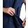 ARENA Baumwoll Poncho Navy - White