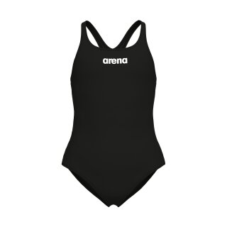 ARENA Team Badeanzug Swim Pro Solid Girl Black White 164