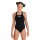 ARENA Team Badeanzug Swim Pro Solid Girl Black White 164
