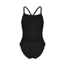 Girls Team Swimsuite Challenge Solid Black White