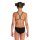 Girls Team Swimsuite Challenge Solid Black White