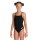 Girls Team Swimsuite Challenge Solid Black White